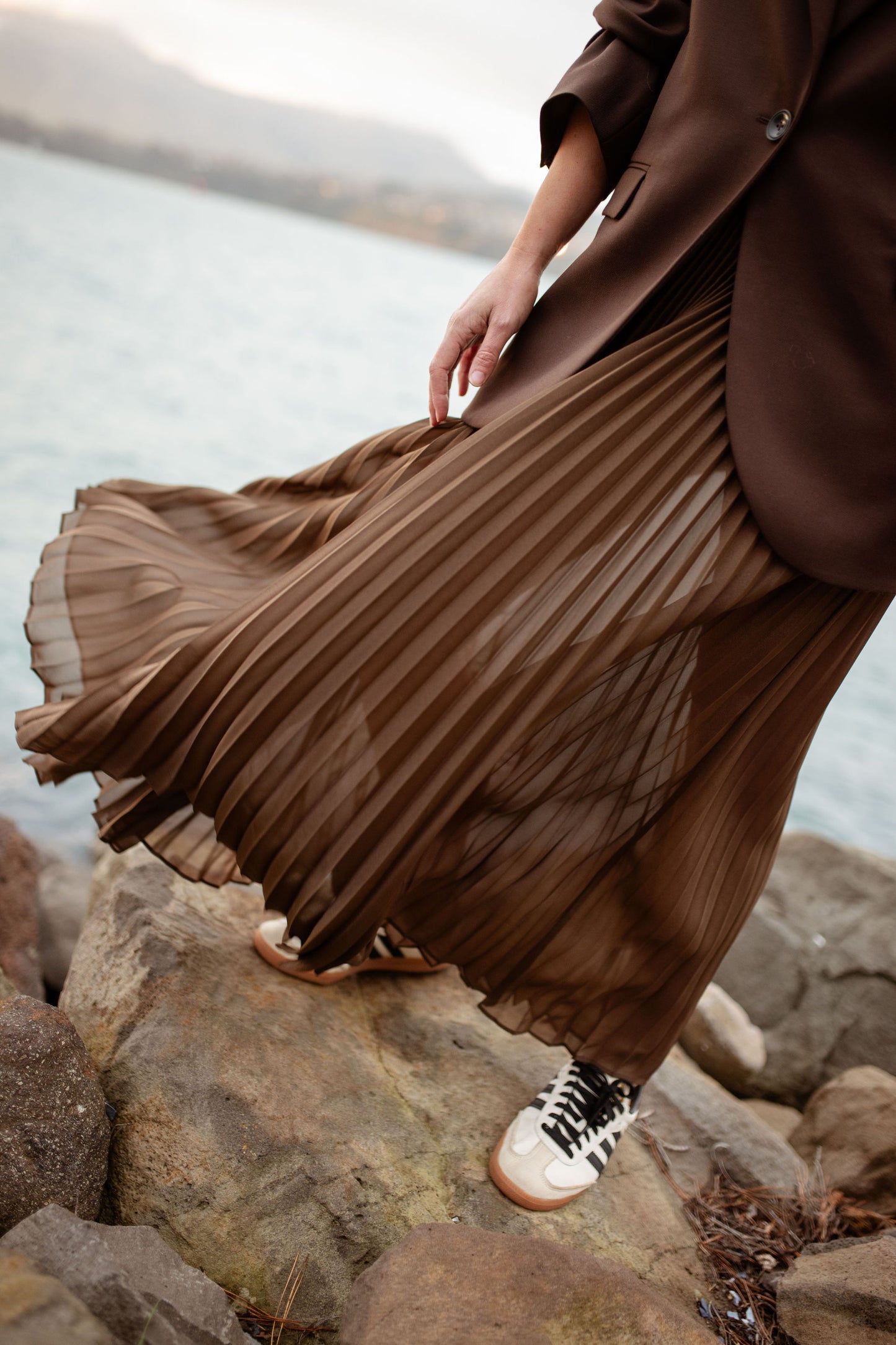 Lennox Pleated Skirt Port