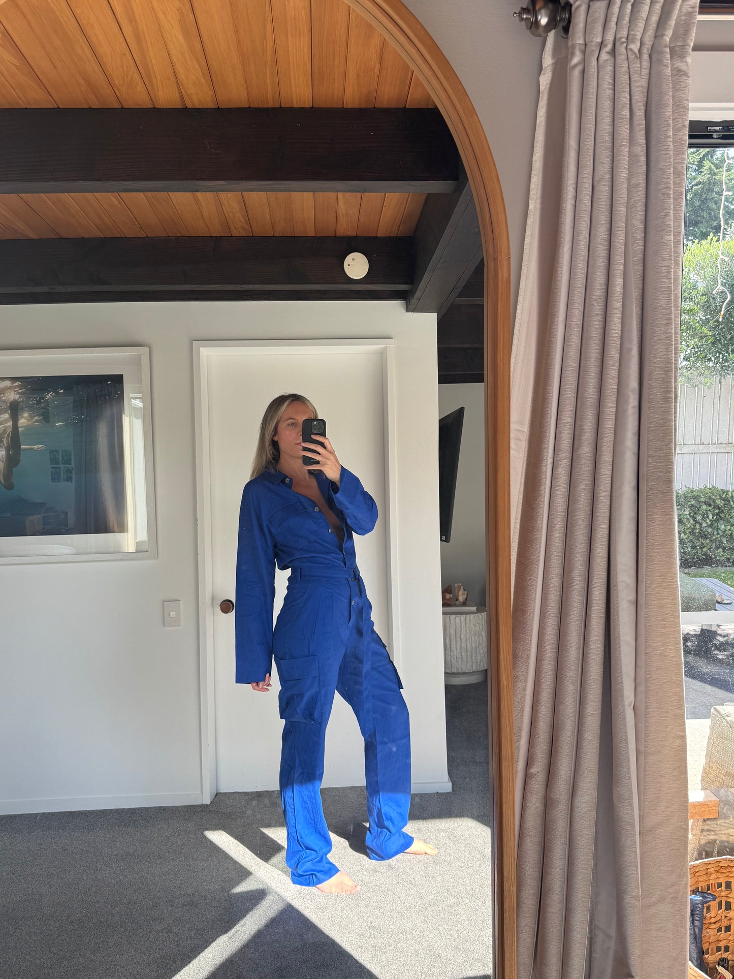 Aggie Jumpsuit Electric Blue